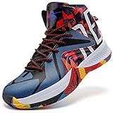 ASHION Herren Basketball Turnschuhe Leichte atmungsaktive High Top Sneaker...