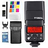 Godox TT350S 2,4 G HSS 1/8000s TTL II GN36 Blitz-Blitzlichtkamera Kompatibel...