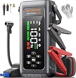 5000A Starthilfe Powerbank mit 150PSI Kompressor, 12V Auto Starthilfe Powerbank...