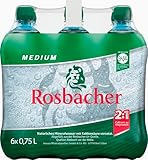 Rosbacher Mineralwasser Medium EINWEG (6 x 0,75 l)