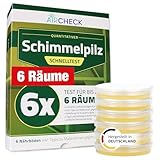 Schimmeltest Wohnung – Schimmeltester für 6 Räume – Schimmelpilz...