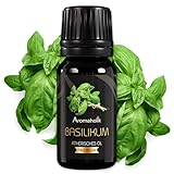 Aromaholik Basilikumöl BIO 100% naturrein – Ätherische Öle für Diffuser &...