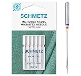 SCHMETZ | 5 Nähmaschinennadeln | Microtex | 130/705 H-M | Nadeldicke 80/12 |...
