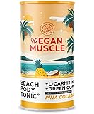 Vegan Muscle® - Beach Body Tonic - Veganer Stoffwechsel Booster/Slim Shake mit...