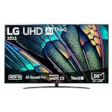LG 86UR81006LA 218 cm (86 Zoll) UHD Fernseher (Active HDR, 120 Hz, Smart TV)...