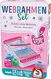 Schmidt Spiele 51603 Webrahmen-Set, Metalldose, Rosa