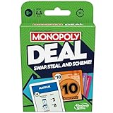 MONOPOLY Deal Kartenspiel – Englische Version