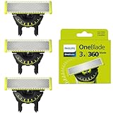 Philips OneBlade original 360-Ersatzklingen für alle OneBlade und OneBlade Pro...