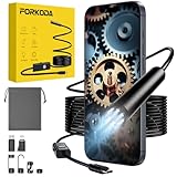 FORKODA Endoskopkamera mit Licht - 1920 HD Inspektionskamera 8 LED Wasserdicht...