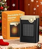 Heizlüfter Energiesparend, 1500W Elektroheizung PTC-Keramik Heizung elektrisch,...