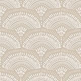 VEELIKE Beige Geometrische Tapete Boho Fototapete Selbstklebende Tapete...
