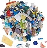 VBS XXL Bruchmosaik 2Kg Größen- und Farbenmix Bruchstücke Mosaiksteine Mosaik...