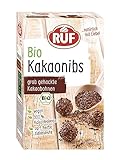 RUF Bio Kakao Nibs, 100% grob gehackte Kakao-Bohnen, mit zart herber Kakao-Note,...