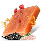 Salzstein Grill 2er Set XL - BBQ Grillstein aus Himalaya Salz für intensiven...