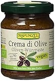 Rapunzel Crema di Olive, Oliven-Würzpaste, 1er Pack (1 x 120 g) - Bio