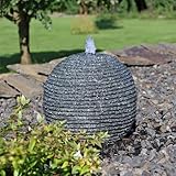 CLGarden Granit Kugelbrunnen GKB30 Komplettset Springbrunnen Quellstein Garten...