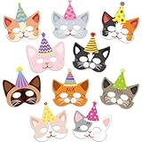 Toyhood 10 Stück Tiermaske, Papier Party Masken Tiermasken für Kinder Tier...