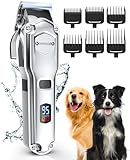 oneisall Leise Hundeschermaschine dichtes fell, IPX7 Wasserdichtes Schermaschine...
