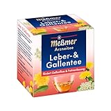 Meßmer Leber- und Gallentee | fördert Gallenfluss & Fettverdauung | Arzneitee...