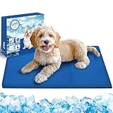 Bamda kühlmatte Hund 90x50cm - Sofortige Selbstkühlmatte für Hunde,...