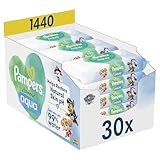 Pampers Harmonie Aqua Baby-Feuchttücher Paw Patrol, 1440 Tücher (30x48...