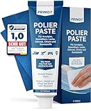 PRINOX 150ml Polierpaste inkl. Profi Poliertuch I Politur für Acrylglas,...