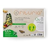 80gr A4 Recyclingpapier, 250 Blatt 100% aus Recyclingpapier, Recyclingpapier...