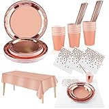 Vexillic Geburtstagsgeschirr, 121 Teilig, Partygeschirr mit Tasse, Serviette,...