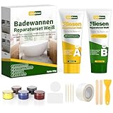 Waschbecken Reparaturset Keramik Weiß, Quadence Fliesen Reparaturset für...