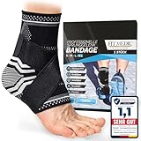 FitMedic Sprunggelenkbandage | Professionelle Fußbandage Einstellbar & Flexibel...
