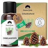 Emma Grün® Bio Zirbenöl [100% NATURREIN] - Echtes Zirbelkiefer Öl 30ml aus...