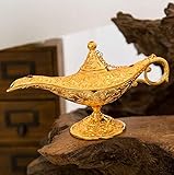 VOANZO Magic Aladdin Früher, Retro Metall Märchen Aladdin Magic Genie Teekanne...