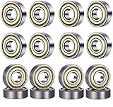 HonLena 608 ZZ Kugellager, 20 Pack 8mm x 22mm x 7mm Metall Double Shielded...