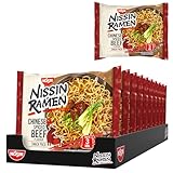 Nissin Ramen - Chinese Spiced Beef, 10er Pack, Instant-Nudeln asiatischer Art,...