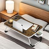 Betttisch Klappbar.Laptop Ständer,Klappbarer Laptoptisch mit Tablet-Kerbe und...