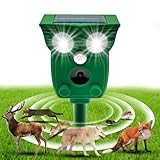 Ultraschall-Katzenvertreiber, geeignet für Gärten, solarbetriebener...