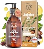 BIONOBLE Jojobaöl Bio Kaltgepresst 100% Rein - Reguliert Sebum, Pflegt Sanft,...