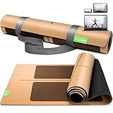 BACKLAXX ® Yogamatte Kork mit Naturkautschuk - FAZ Testsieger 12/2025 - Yoga...