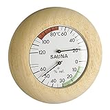 TFA Dostmann Sauna Thermo-Hygrometer, 40.1028, hitzebeständig, in Deutschland...