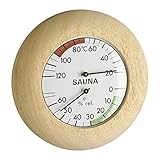 TFA Dostmann Sauna Thermo-Hygrometer, 40.1028, hitzebeständig, in Deutschland...