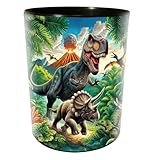 goldbuch 82 157 Papierkorb Vulkan, Mülleimer Dino, Abfalleimer Ø 25 cm, Höhe...