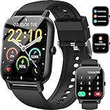 Smartwatch für Damen Herren, 1,85 Zoll Touchscreen Smart Watch mit Bluetooth...