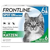 FRONTLINE Spot ON Katze gegen Zecken, Flöhe & Haarlinge (für Jede Größe &...