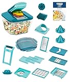 Nicer Dicer Chef Professional Gemüsescheider 23-tlg. Gemüsehobel manuell mit...
