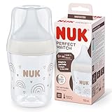 NUK Perfect Match Babyflasche | Ab 0 Monate | Passt sich dem Baby an |...