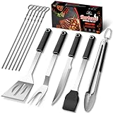 Maywe Tanso Grillbesteck Set Profi Edelstahl Grillzubehör Grillwerkzeug fürs...