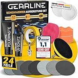 GEARLINE® Scheinwerfer Aufbereitung Set [24 Teile] - Polierset für matte &...