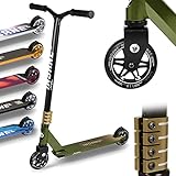 Fun Pro Stunt Scooter Insane2, Roller mit ABEC 9 Lager, mit Griptape, 110 mm...