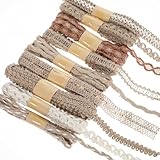 9 Rollen Vintage Bastelband Natürliche Juteband Geschenkband Natur Stoffband...