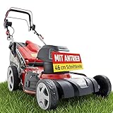 HECHT 5-IN-1 Elektro Rasenmäher mit 1.800 Watt Motor, 46 cm Schnittbreite,...
